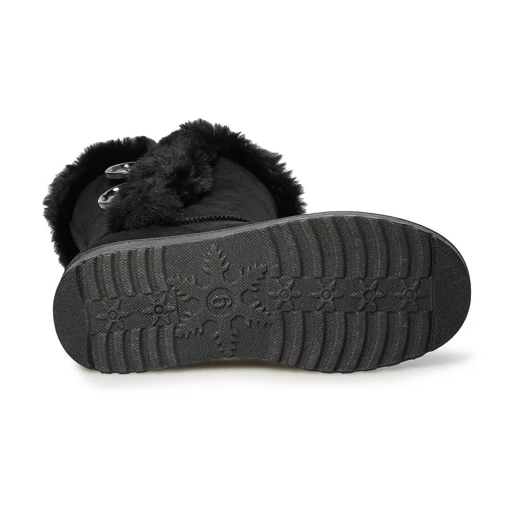 new w box! Faux-Fur Winter Boots, So Women's Abigail, Size 10 - Picture 5 of 6